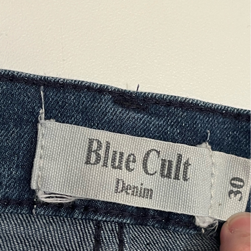 Blue Cult Denim Size 30 Women’s Denim Distressed Blue Jeans - Picture 5 of 8